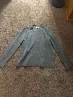 J. Crew Gray Crewneck Sweater